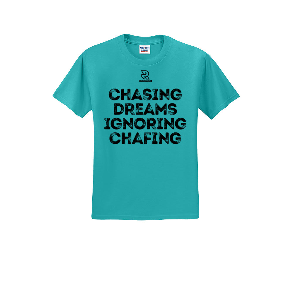 CHASING DREAMS (Black) - Short Sleeve Cotton Tee