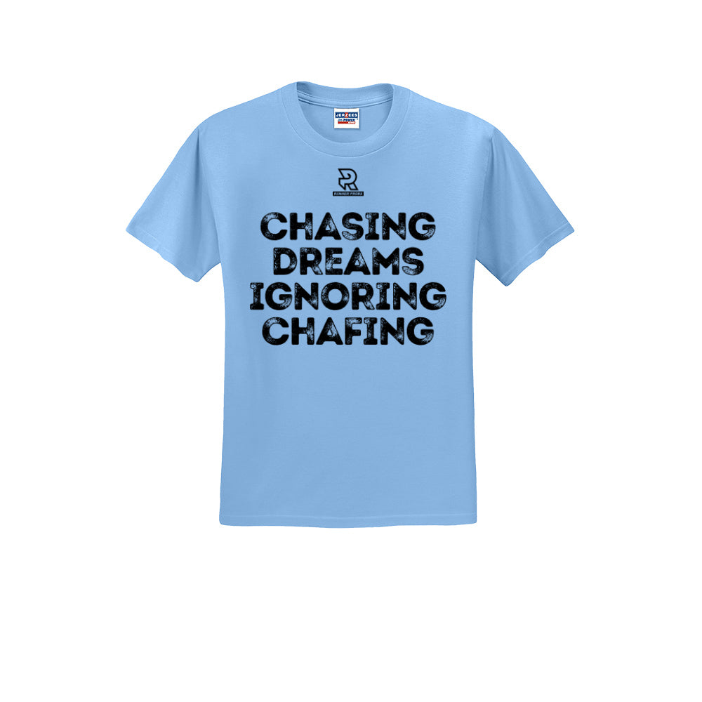 CHASING DREAMS (Black) - Short Sleeve Cotton Tee