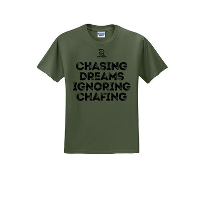 CHASING DREAMS (Black) - Short Sleeve Cotton Tee