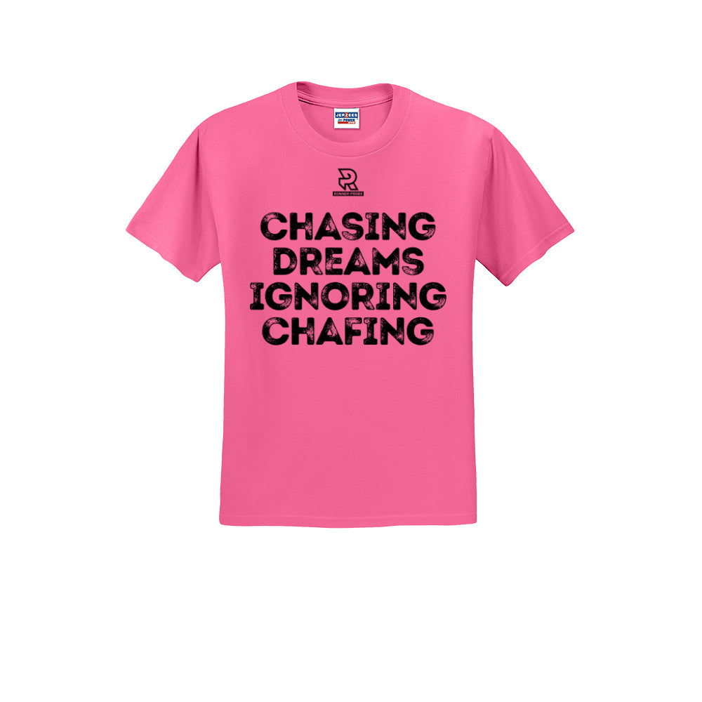CHASING DREAMS (Black) - Short Sleeve Cotton Tee