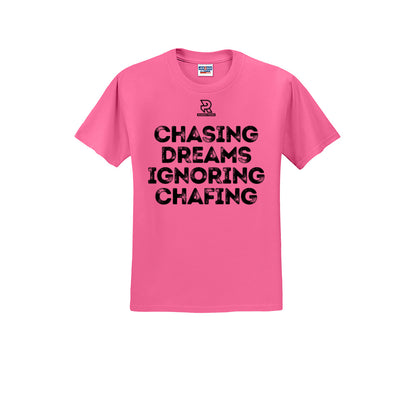CHASING DREAMS (Black) - Short Sleeve Cotton Tee