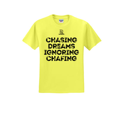 CHASING DREAMS (Black) - Short Sleeve Cotton Tee