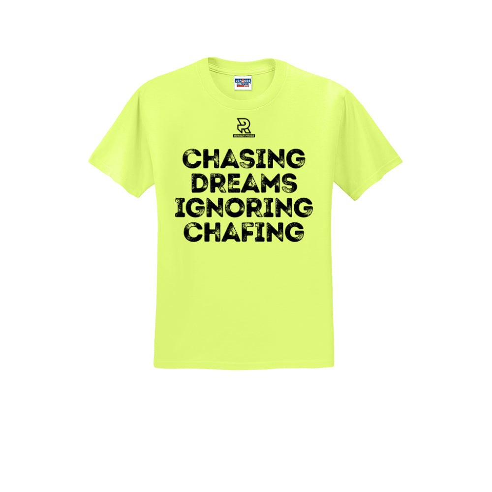 CHASING DREAMS (Black) - Short Sleeve Cotton Tee