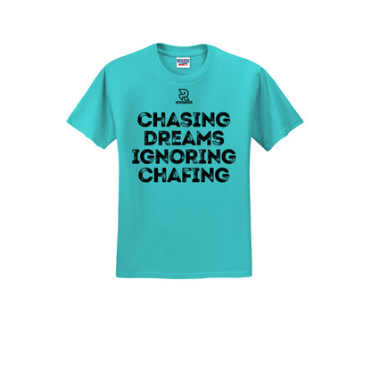 CHASING DREAMS (Black) - Short Sleeve Cotton Tee