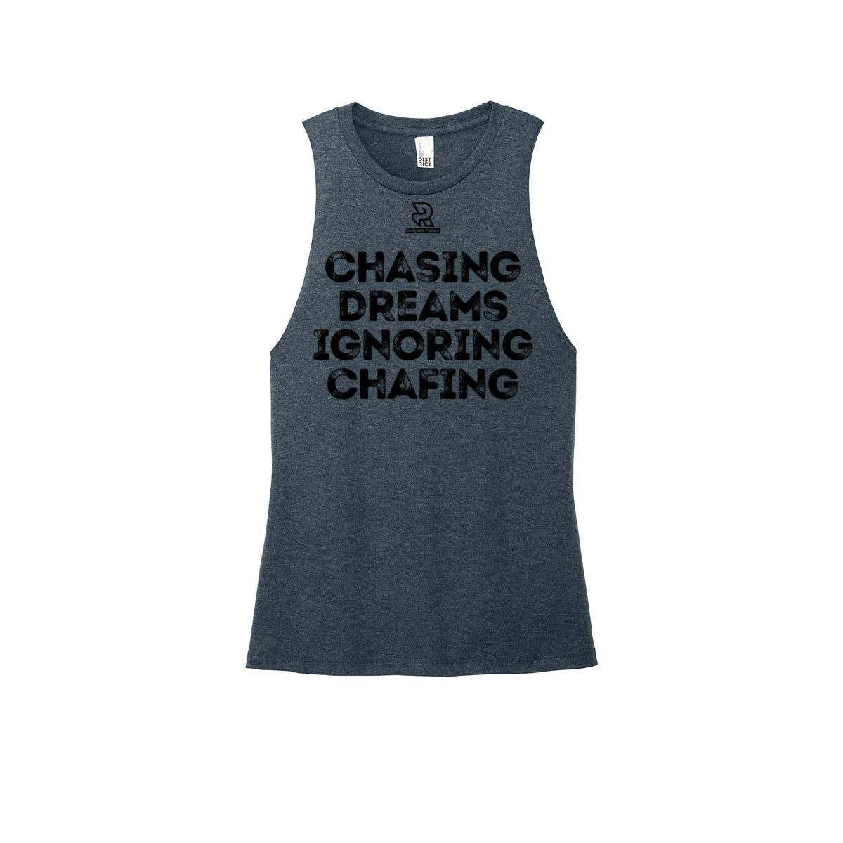 CHASING DREAMS (Black) - Womens Perfect Tri Muscle Tank