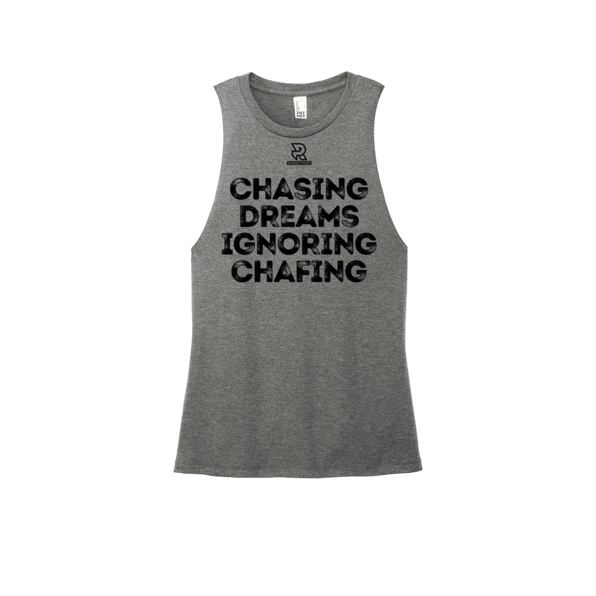 CHASING DREAMS (Black) - Womens Perfect Tri Muscle Tank