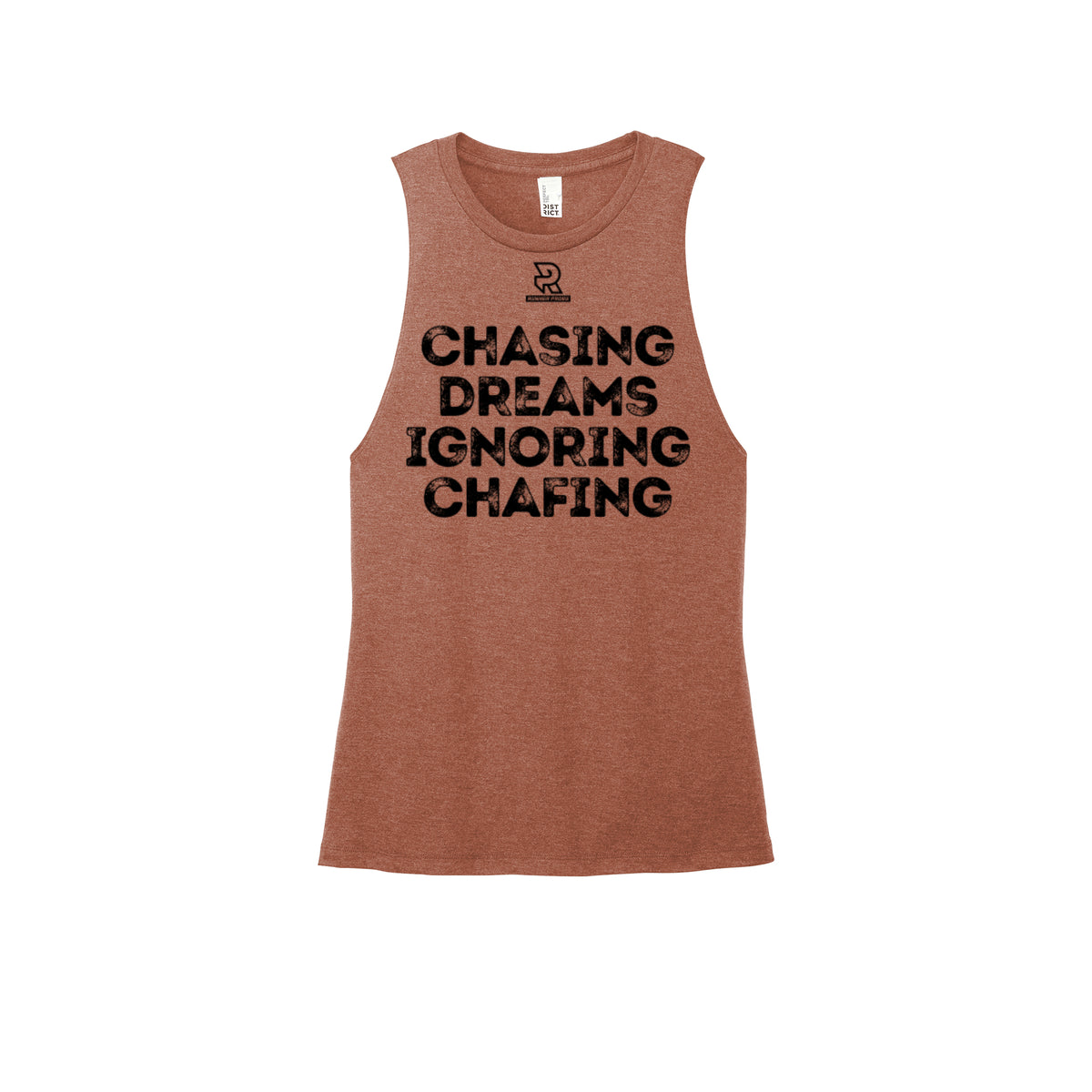 CHASING DREAMS (Black) - Womens Perfect Tri Muscle Tank