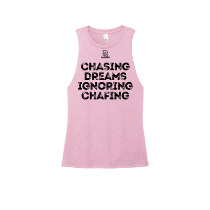 CHASING DREAMS (Black) - Womens Perfect Tri Muscle Tank