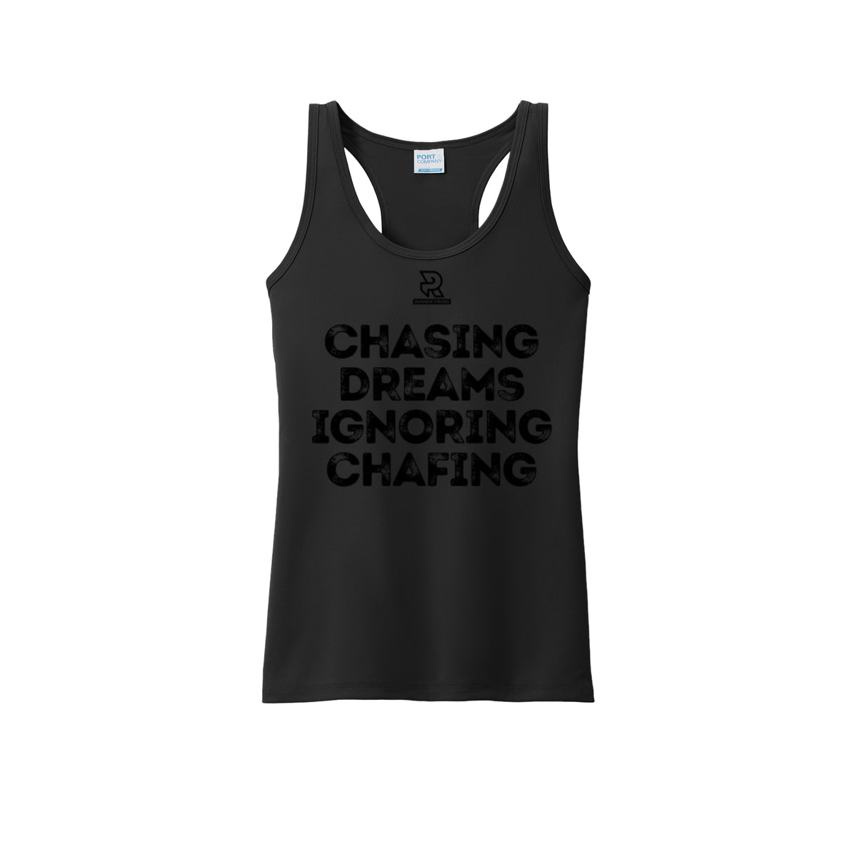 CHASING DREAMS (Black) - Womens Performance Tank
