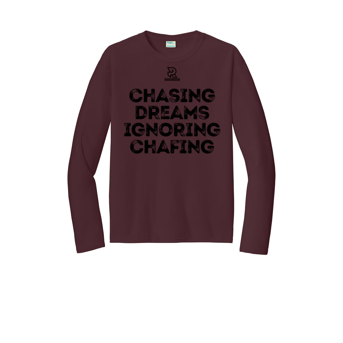 CHASING DREAMS (Black) - Long Sleeve Performance Tee