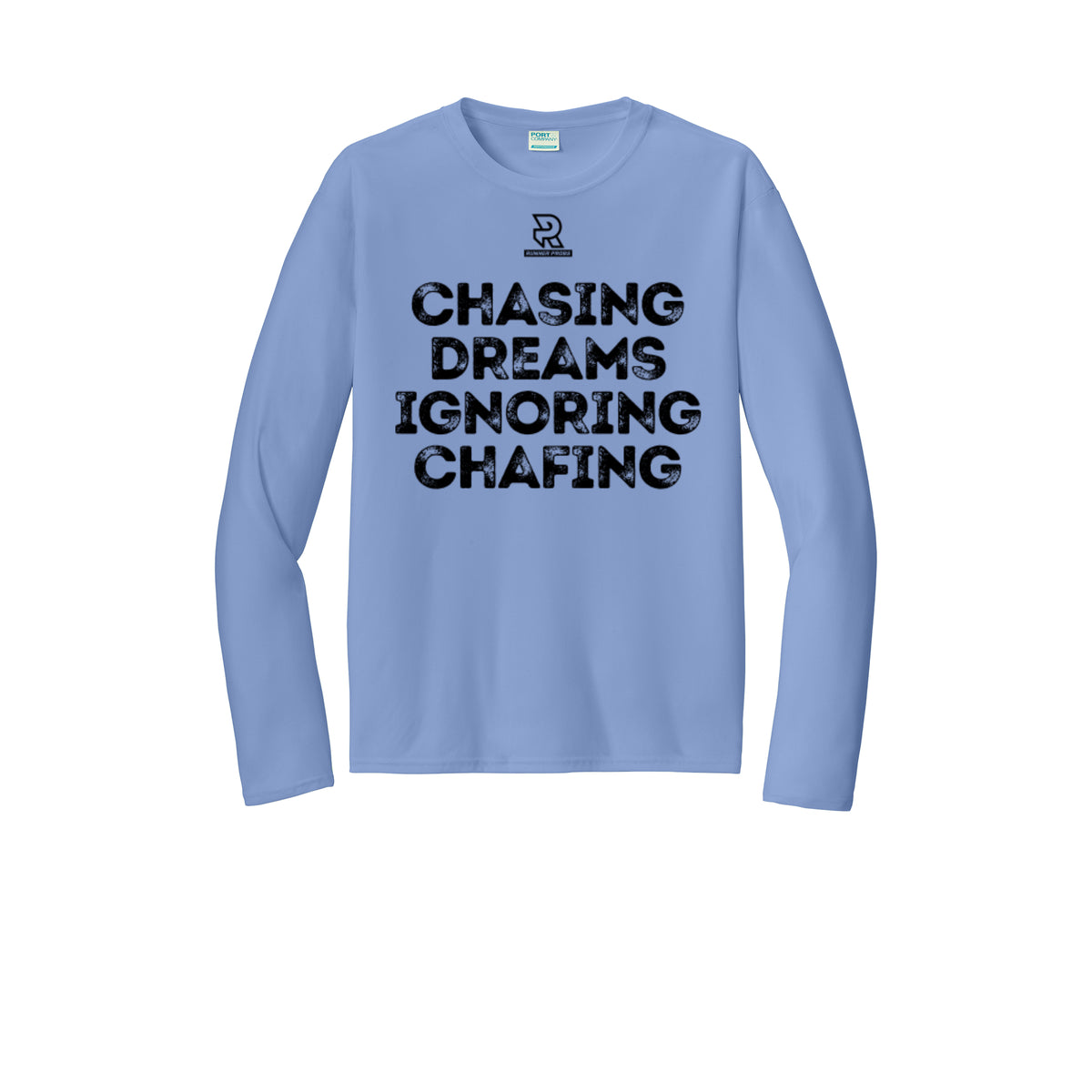 CHASING DREAMS (Black) - Long Sleeve Performance Tee