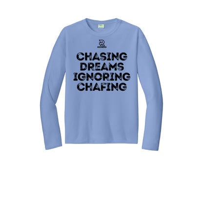 CHASING DREAMS (Black) - Long Sleeve Performance Tee
