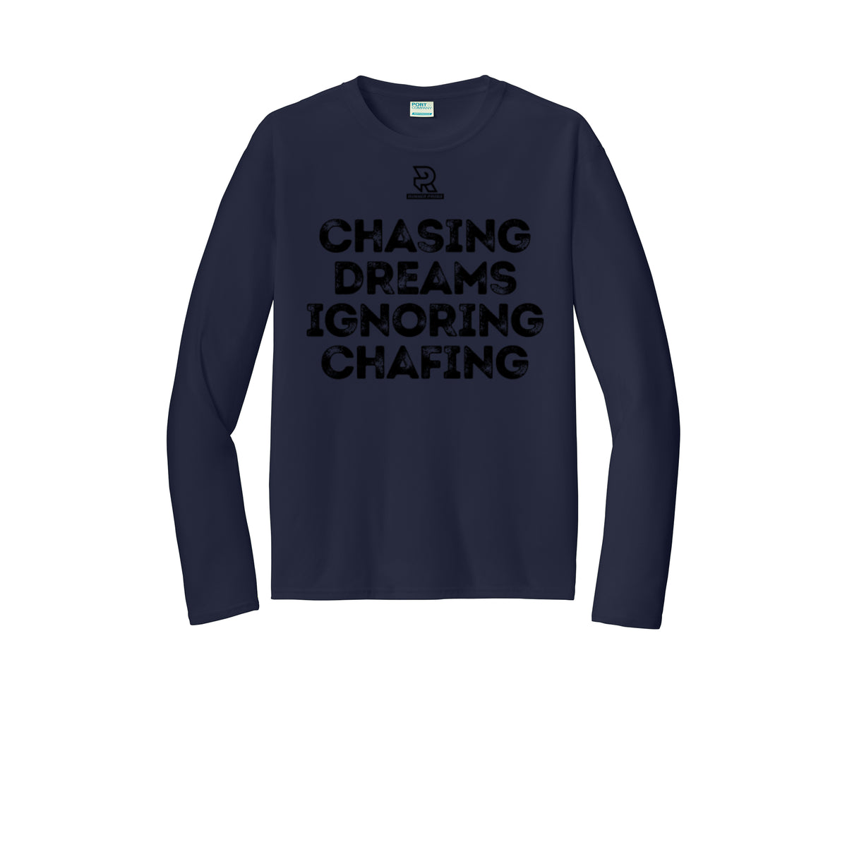 CHASING DREAMS (Black) - Long Sleeve Performance Tee