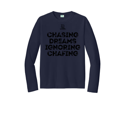 CHASING DREAMS (Black) - Long Sleeve Performance Tee