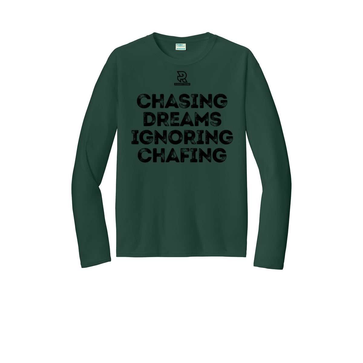 CHASING DREAMS (Black) - Long Sleeve Performance Tee