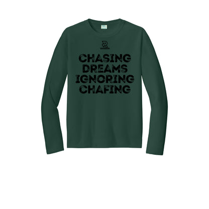 CHASING DREAMS (Black) - Long Sleeve Performance Tee