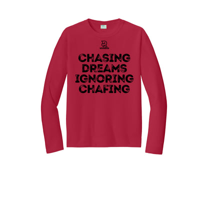 CHASING DREAMS (Black) - Long Sleeve Performance Tee