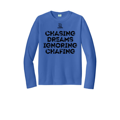 CHASING DREAMS (Black) - Long Sleeve Performance Tee