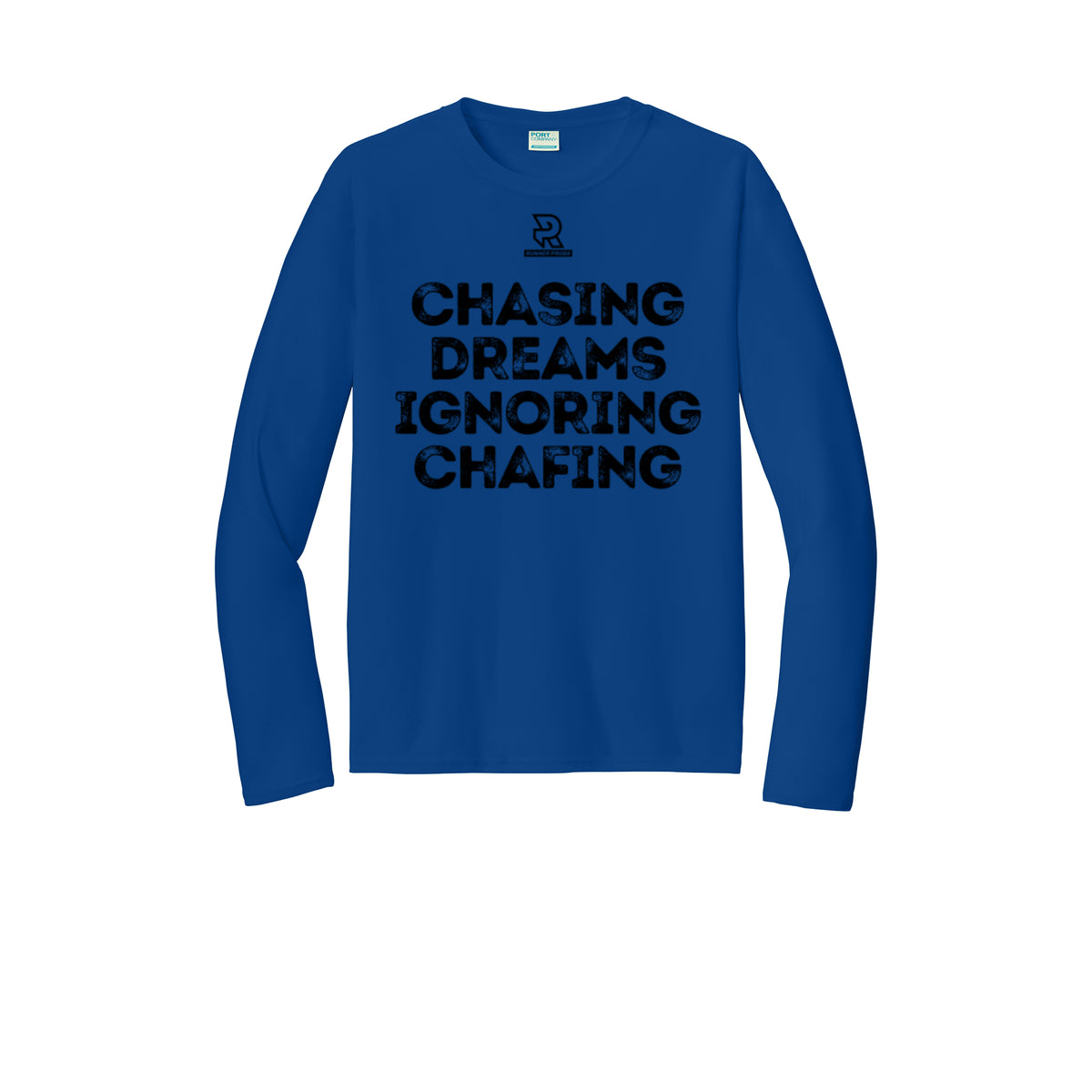 CHASING DREAMS (Black) - Long Sleeve Performance Tee