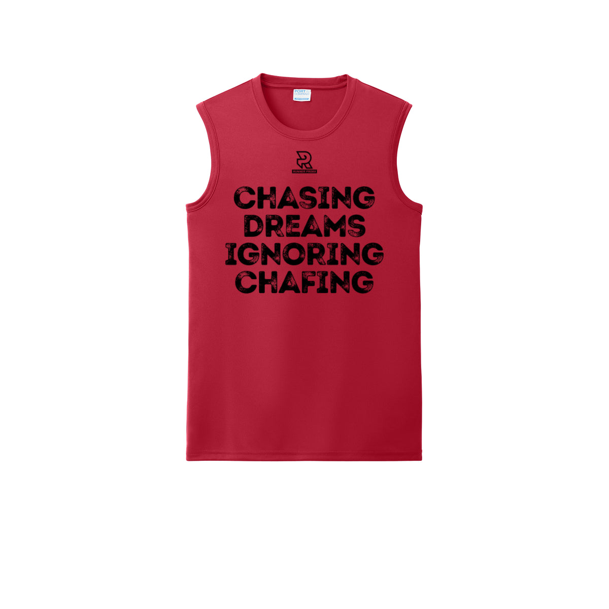CHASING DREAMS (Black) - Sleeveless Performance Tee