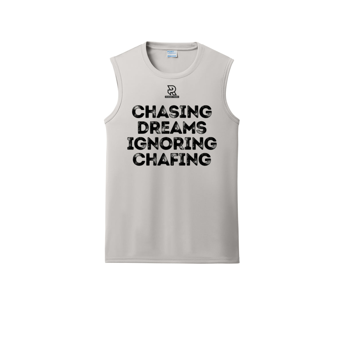 CHASING DREAMS (Black) - Sleeveless Performance Tee