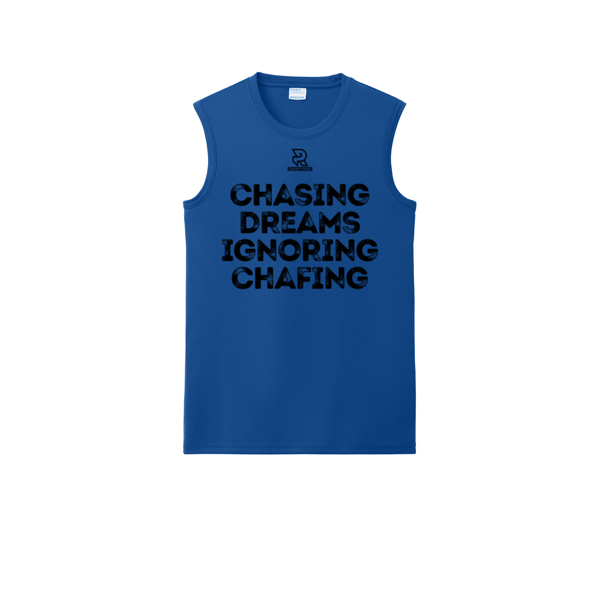 CHASING DREAMS (Black) - Sleeveless Performance Tee