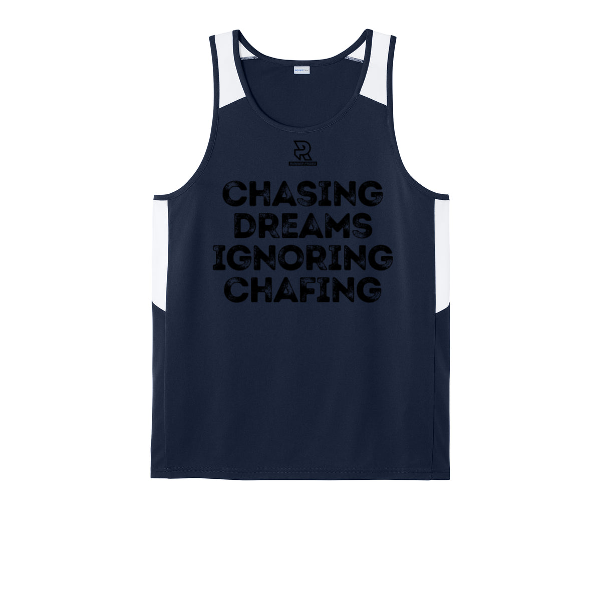 CHASING DREAMS (Black) - Mens Club Track Tank