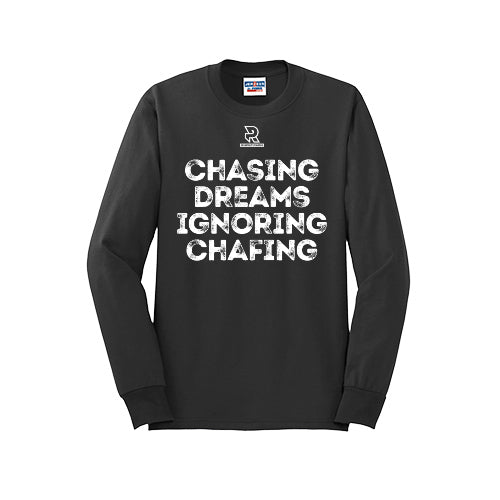 CHASING DREAMS (White) - Long Sleeve 50/50 Tee