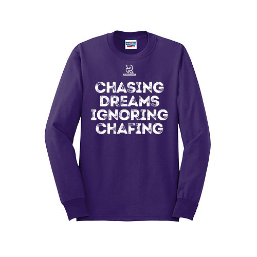CHASING DREAMS (White) - Long Sleeve 50/50 Tee