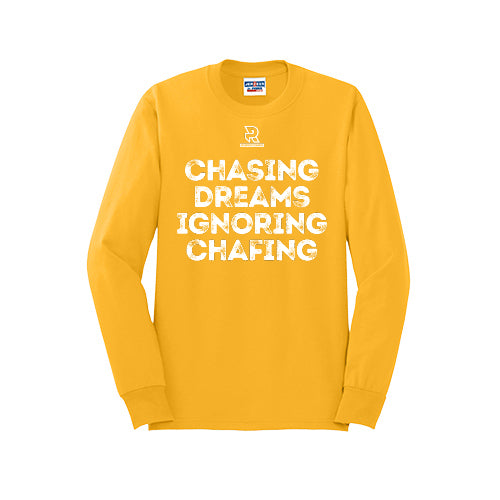 CHASING DREAMS (White) - Long Sleeve 50/50 Tee