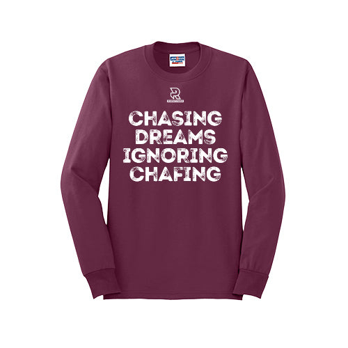 CHASING DREAMS (White) - Long Sleeve 50/50 Tee
