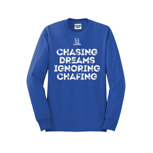 CHASING DREAMS (White) - Long Sleeve 50/50 Tee