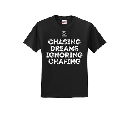 CHASING DREAMS (White) - Short Sleeve Cotton Tee