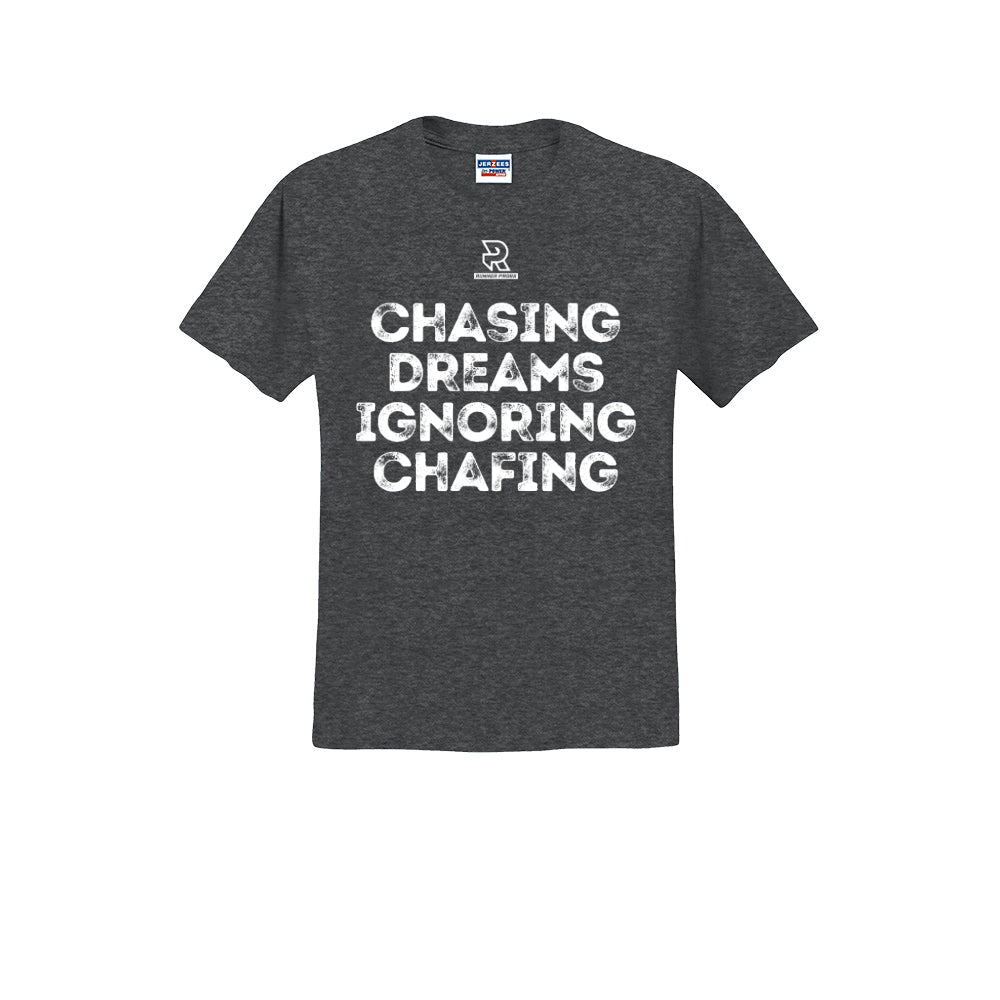 CHASING DREAMS (White) - Short Sleeve Cotton Tee