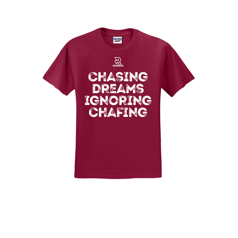 CHASING DREAMS (White) - Short Sleeve Cotton Tee