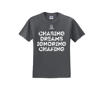 CHASING DREAMS (White) - Short Sleeve Cotton Tee