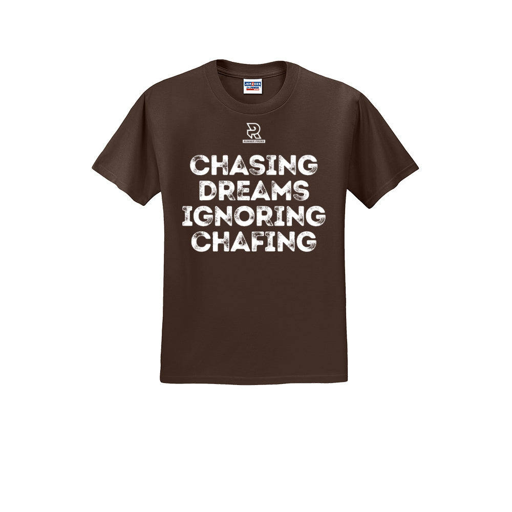 CHASING DREAMS (White) - Short Sleeve Cotton Tee