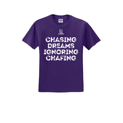 CHASING DREAMS (White) - Short Sleeve Cotton Tee