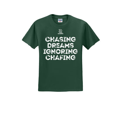 CHASING DREAMS (White) - Short Sleeve Cotton Tee