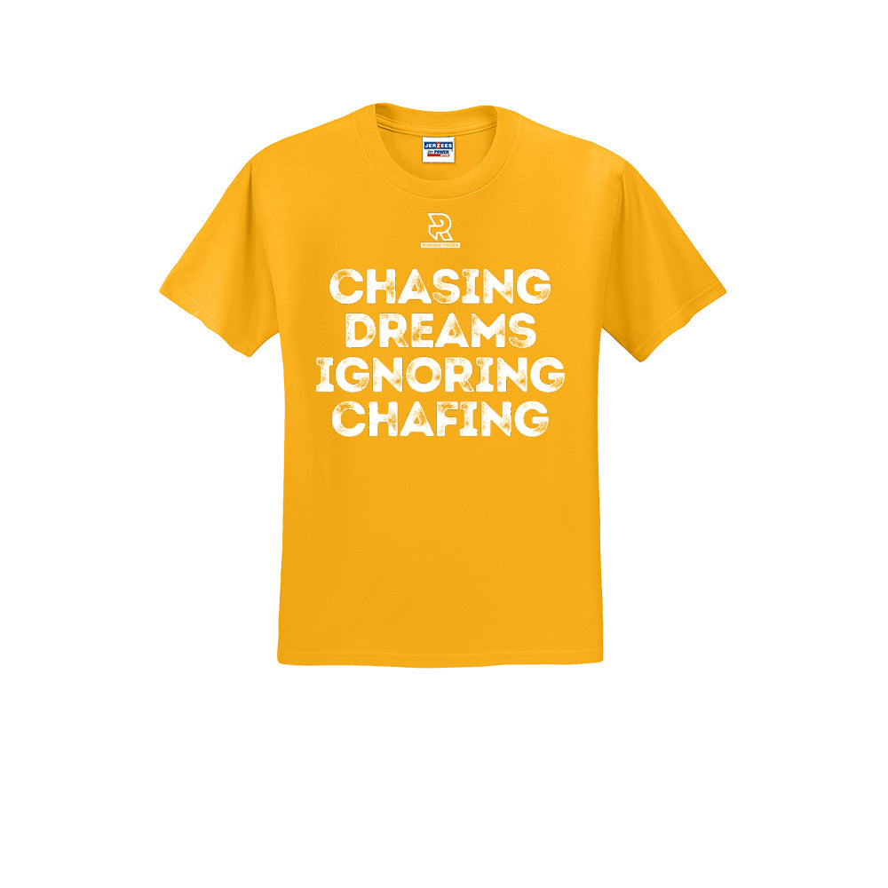 CHASING DREAMS (White) - Short Sleeve Cotton Tee