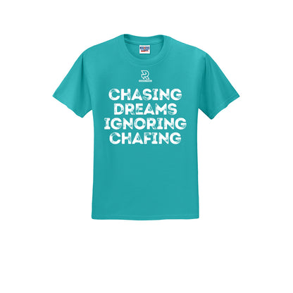 CHASING DREAMS (White) - Short Sleeve Cotton Tee