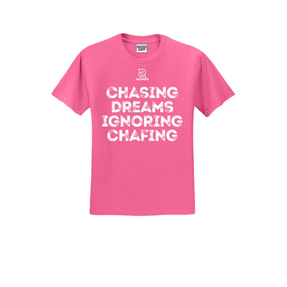 CHASING DREAMS (White) - Short Sleeve Cotton Tee