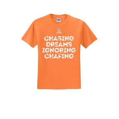 CHASING DREAMS (White) - Short Sleeve Cotton Tee