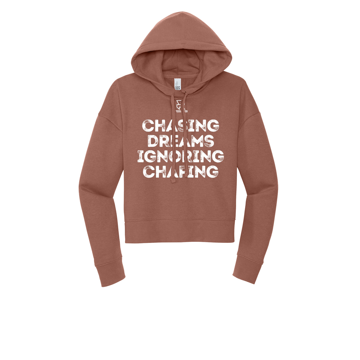 CHASING DREAMS (White) - Womens Fleece Hoodie