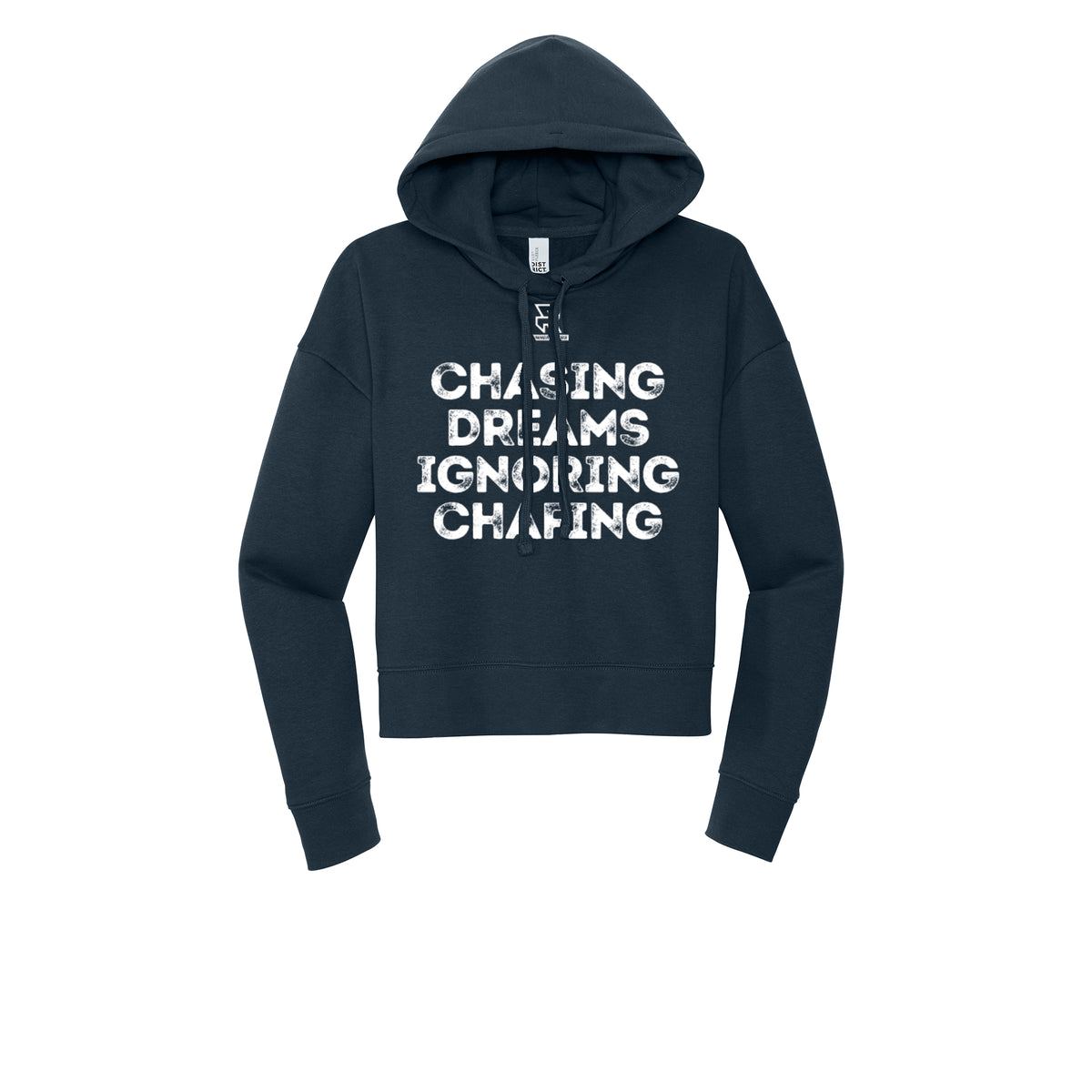 CHASING DREAMS (White) - Womens Fleece Hoodie