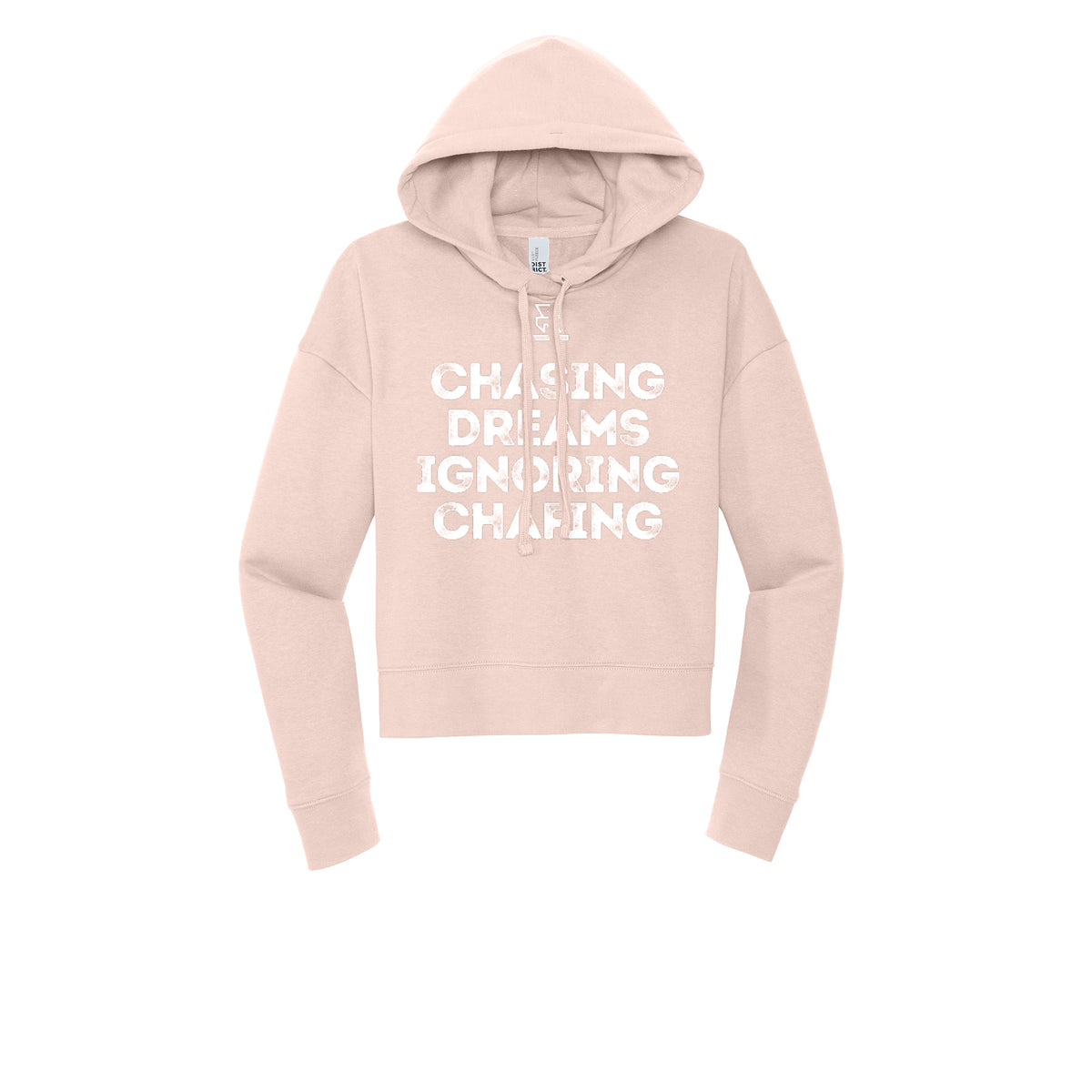 CHASING DREAMS (White) - Womens Fleece Hoodie