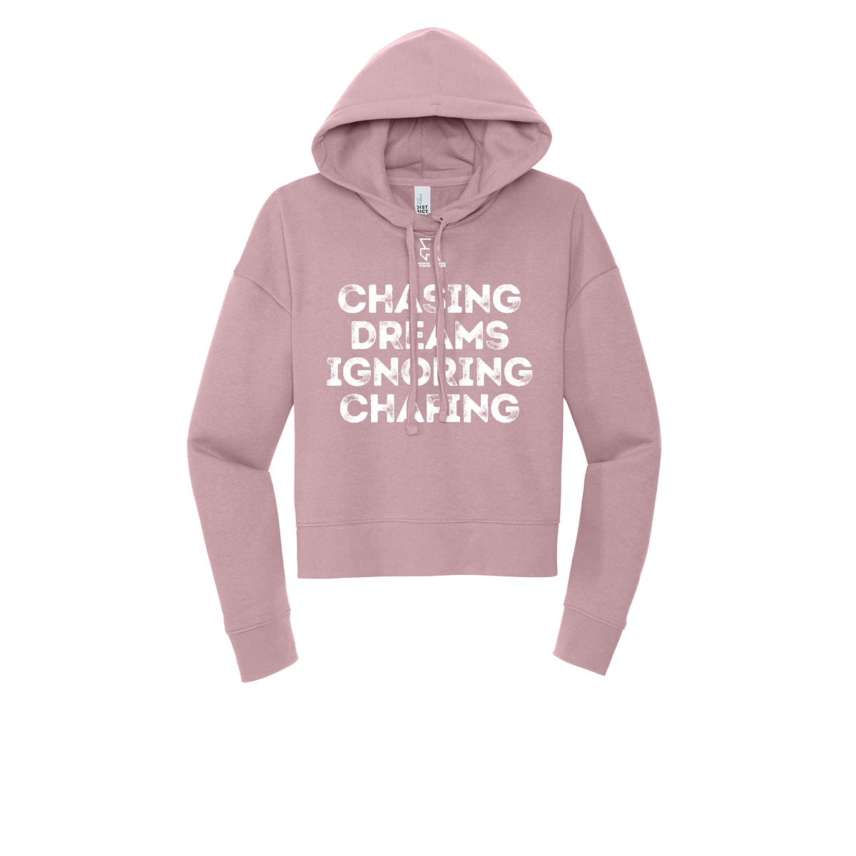 CHASING DREAMS (White) - Womens Fleece Hoodie