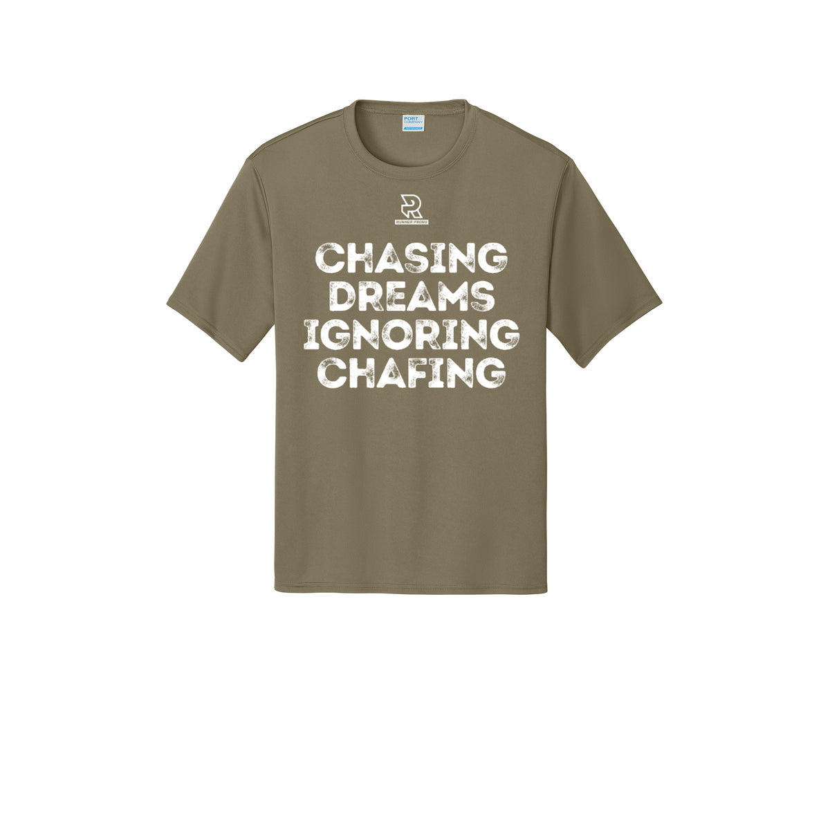 CHASING DREAMS (White) - Short Sleeve Performance Tee