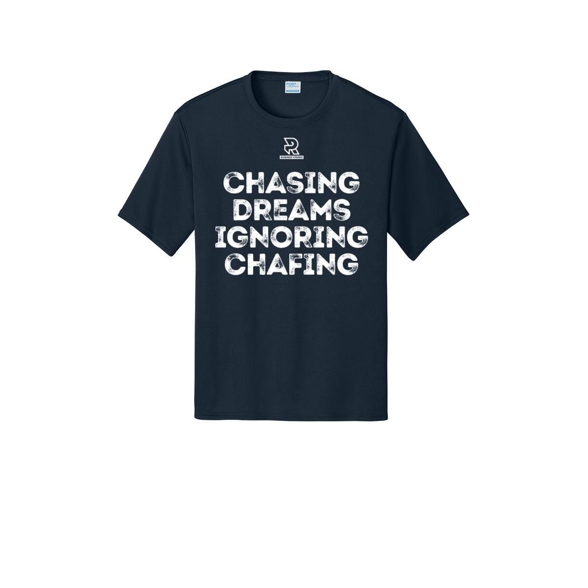 CHASING DREAMS (White) - Short Sleeve Performance Tee