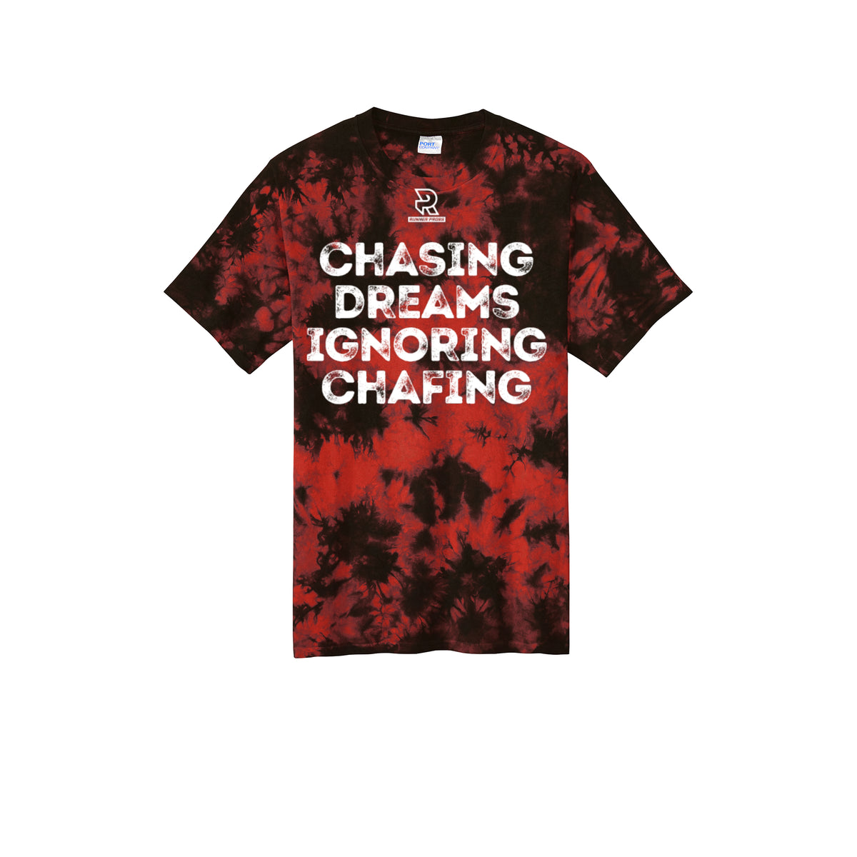 CHASING DREAMS (White) - Short Sleeve Tie Dye Cotton Tee